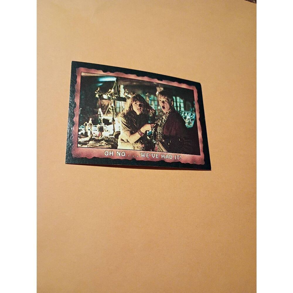 Vintage 1985 Warner Bros Topps Chewing Gum Goonies Trading Card #54 We've Had It